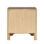 Grey 3-Drawer Nightstand