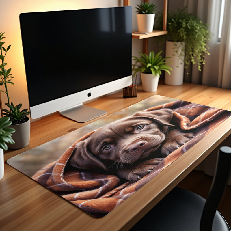 Polyester Desk Pad, 31.5x15.5
