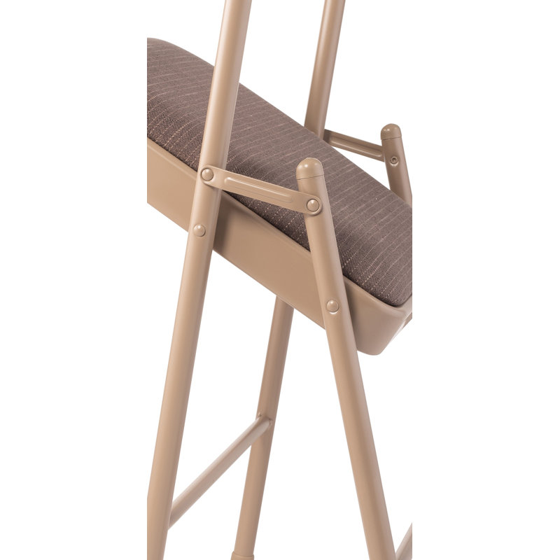 Chaise pliante en tissu Commercialine 900 Series, Brun