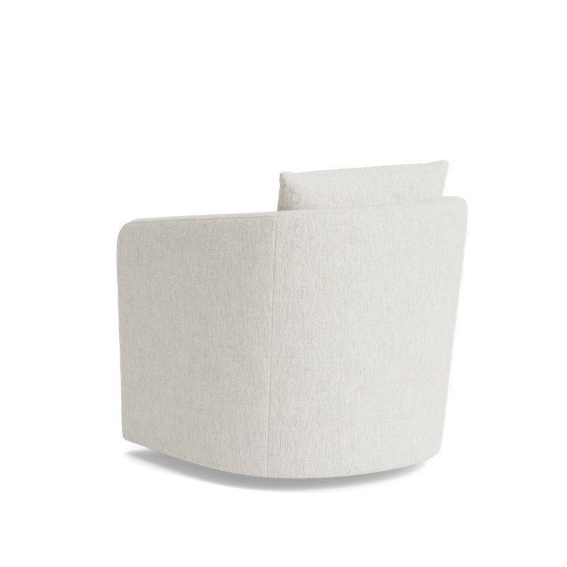 Astrid Swivel Chair, Performance Weave - Snow