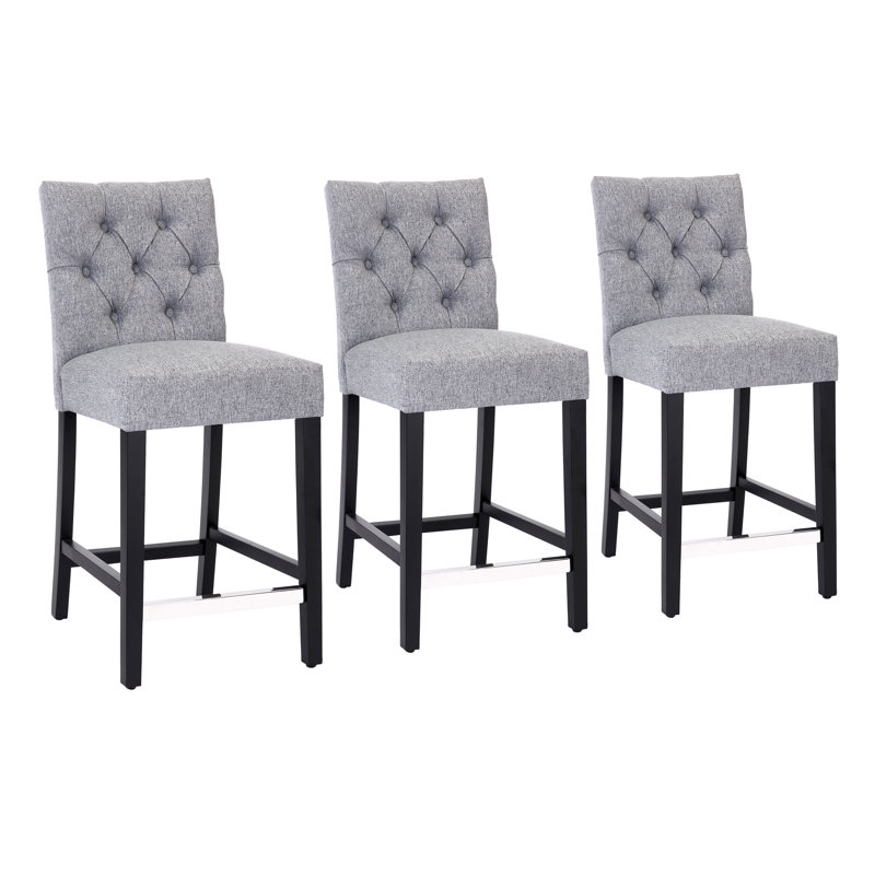 Tabouret de comptoir 24 po Wren, gris