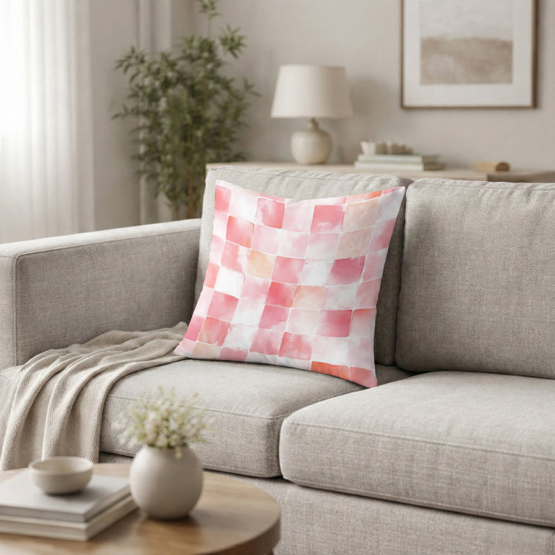 Coussin Patchwork, H 20 po x l 20 po