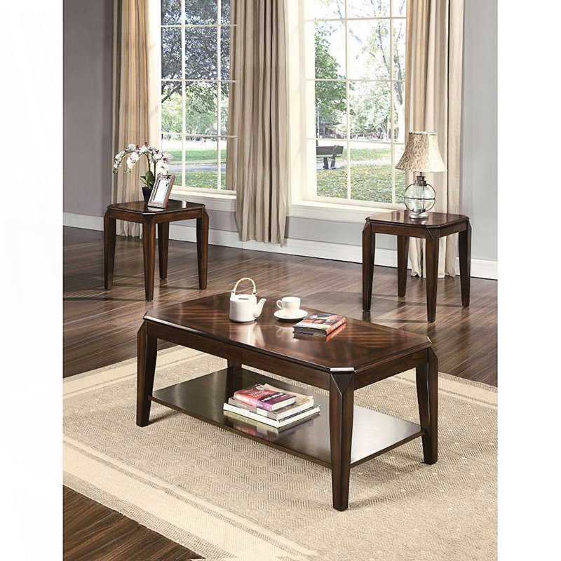 3Pc Coffee Table Set, End Table Set