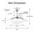 Zamorion 3-Blade LED Ceiling Fan with Remote Control and Light Kit Included. Six Speeds-2000330267