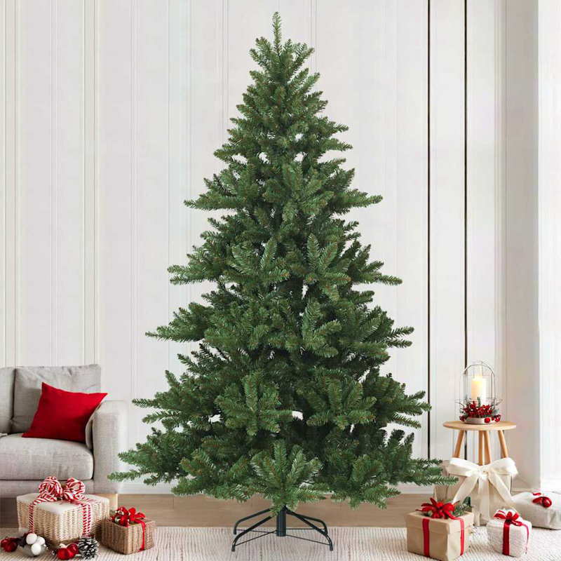  Artificial Hinged Christmas Tree Green PVC, steel, 7.87' H