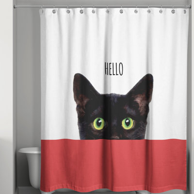 Rideau de douche simple Cats Collection