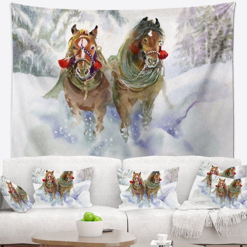 Polyester Tapestry, 50" H x 60" W