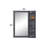 Cargo Gunmetal Finish Vanity Mirror-38387937
