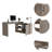 1-Drawer 2-Shelf L-Shaped Office Desk-120605326