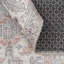 Machine Washable Grey Traditional Persian Style Distressed Living Room Area Rug-81847333