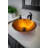 Eden Bath 16.5'' Orange Tempered Glass Circular Bathroom Sink