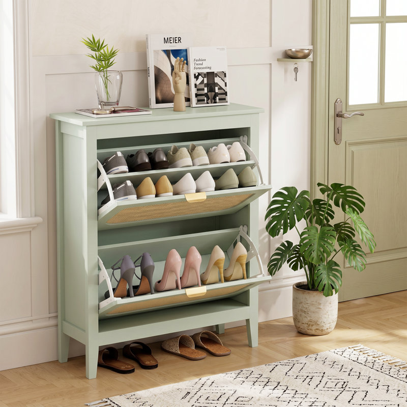 Shoe Storage Cabinet, 95.5 cm H x 80 cm W x 24 cm D