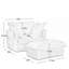 Fauteuil rembourré avec housse avec repose-pieds-1736839787