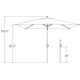 Launceston 78'' Outdoor Umbrella