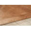 Tapis en cuir brun