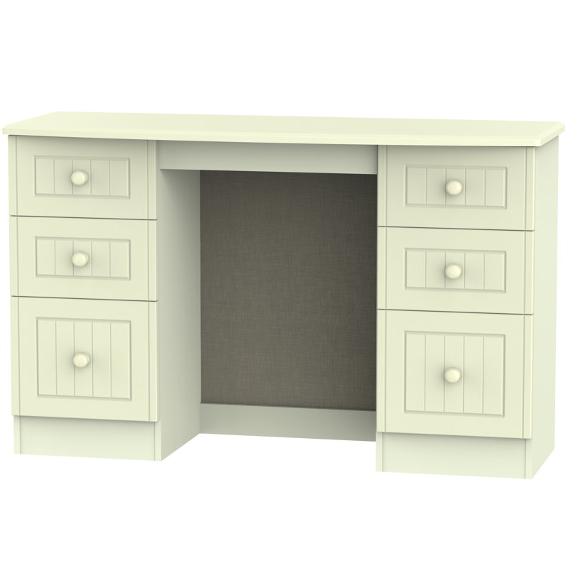 Fully Assembled Saxena Dressing Table, Cream