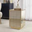 40x56.5cm Antique-mirroed Side Table  Block Small Sofa Table