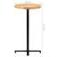 Table bistro ronde en bois massif récupéré-1141616314-1141616313