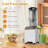 WhallPro Cold Press Juicer Machine with Touchscreen, Slow Masticating Machines with 4.5" Extra Large Feed Chute, Reverse Function, Soft & Hard Models
