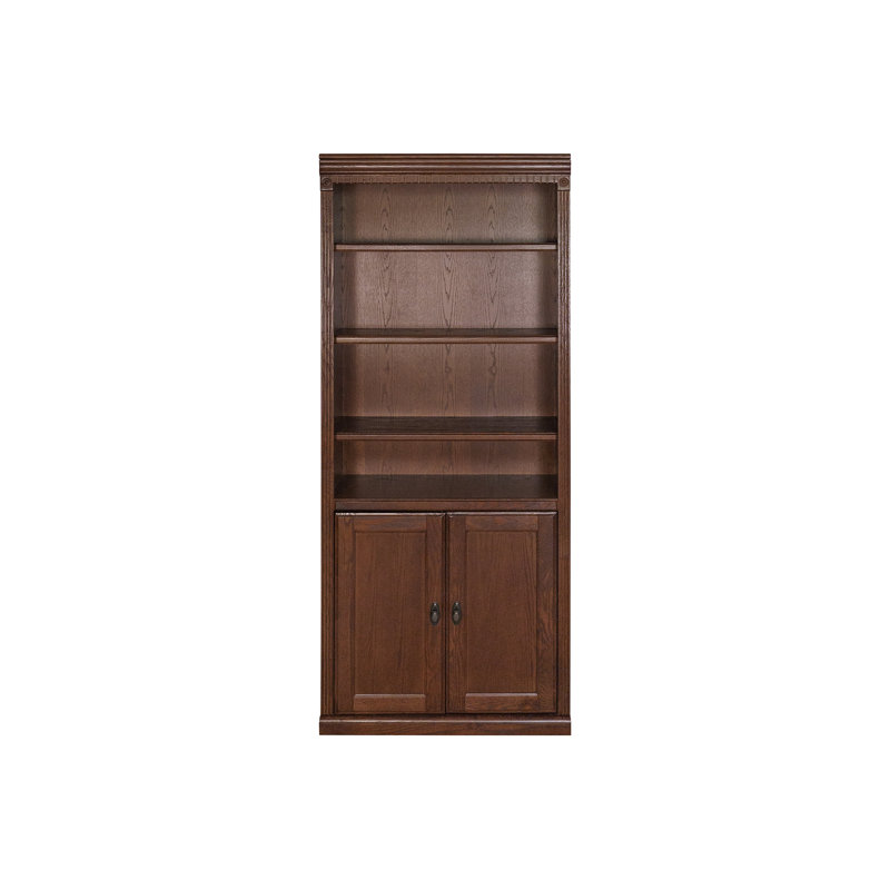 Reynoldsville Storage Bookcase, Burnish