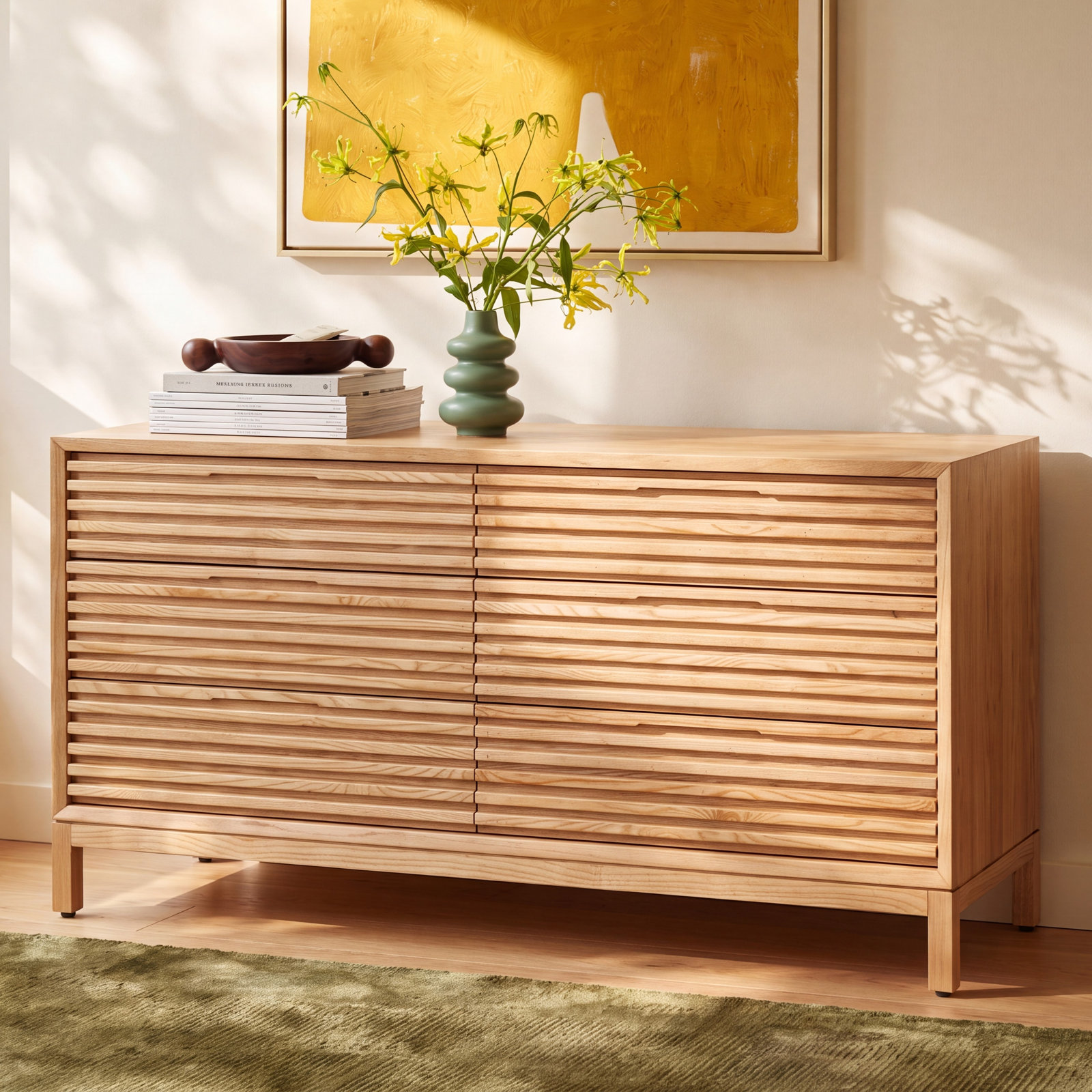 Finnian 68" Dresser, Light Oak