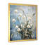Minimalisme bleu et blanc «Snowdrops Harmony II», impressions d'art sur neige-134142142-97192646