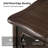 Lundgren 24"W Traditional 2-Drawer End Table with Simple Assembly and Charging Station-222184041