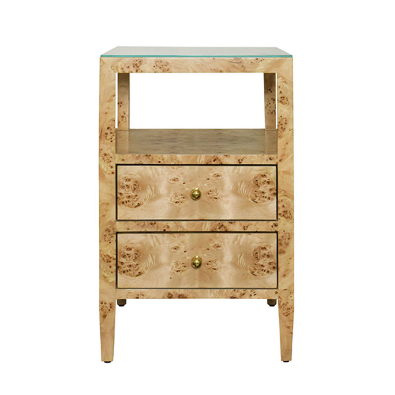 Roscoe Glass End Table