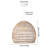 Nagle 1 - Light Natural Dome Pendant-676360799