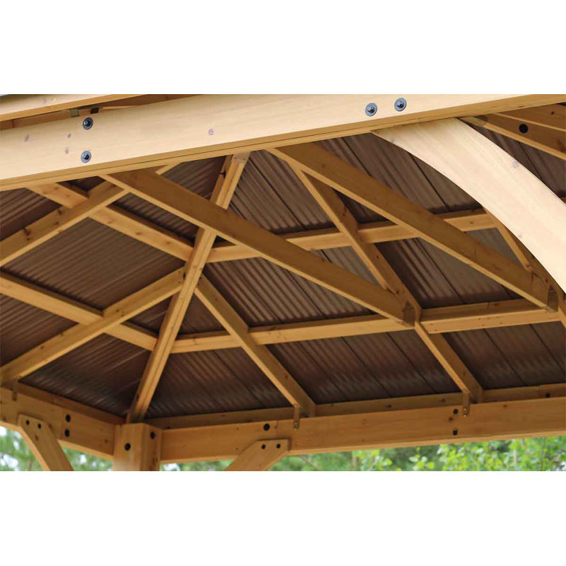 Yardistry Meridian Gazebo, 318cm H x 365cm W x 426cm D