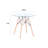 Eiffel Glass Round Dining Table-85530311