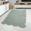 Light Grey Carpet (4 ft x 6 ft), 100% Polyester, 0.8 in Pile Height | Non-Slip Plush Underside, Antibacterial, Anti-Allergenic, Antistatic | Machine Washable at 86°F | Perfect for Living Room & Bedroom Décor