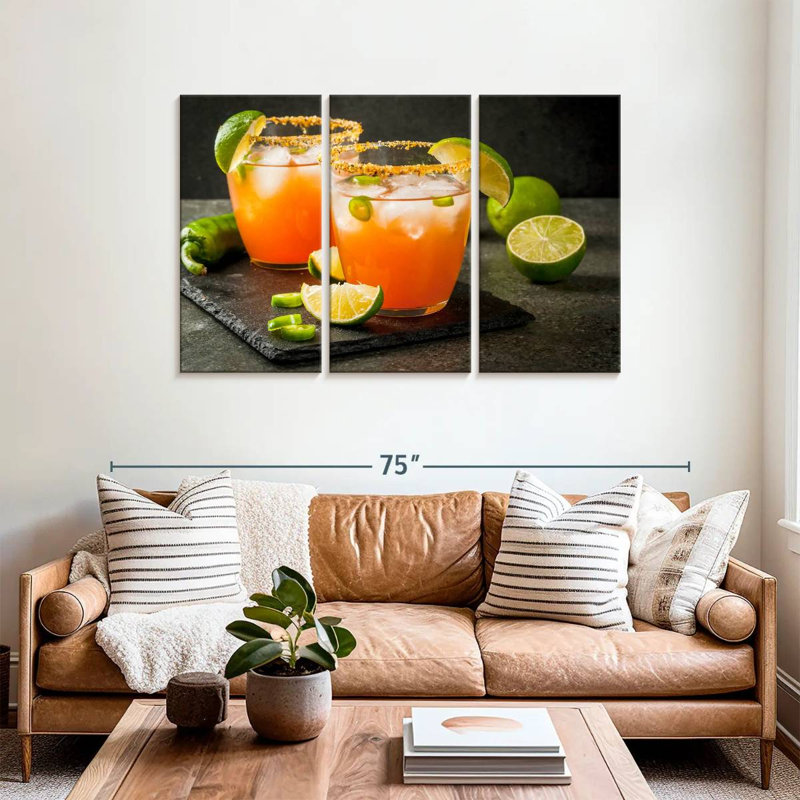 Yarlin épicé Michelada cocktails, H 36 po x l 57 po