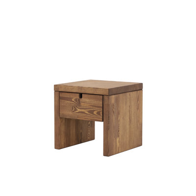 Derrek 40cm W Solid Wood Bedside Table
