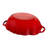  Staub Visual Imperfection Cast Iron Tomato Cocotte, Dutch Oven, 3-quart, Made in France, Cherry