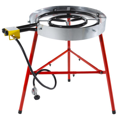 Ringg Chef Series Pro Kit With Paella Pan, Dual Gas Burners & Stand For 20 Servings