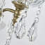 2 - Light Dimmable Gold Candle Wall Light