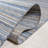 Abdirahmaan Flat Weave Performance Striped Rug-1008481271