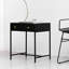 Walee 24'' Tall 1 - Drawer Iron Nightstand-1739250110