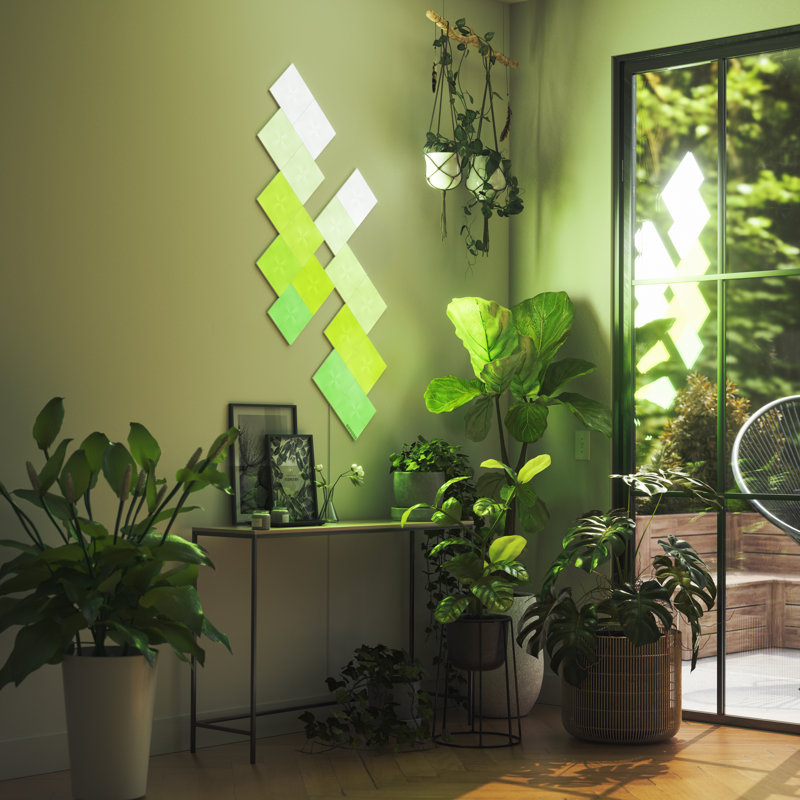 15" LED Lighted Art Glass