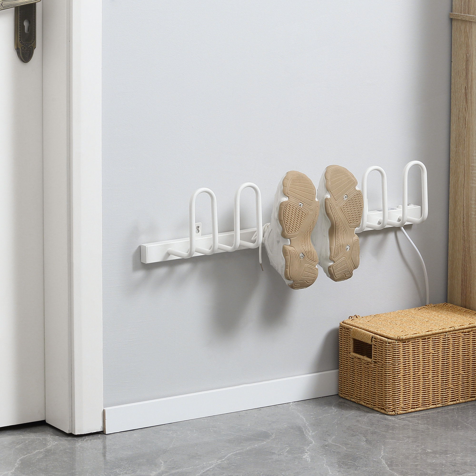 Rebrilliant 6 Pair Shoe Rack