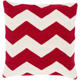 Chic Chevron Cotton Throw Pillow