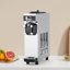 Machine à crème glacée commerciale de 1200 W, 4,7 à 5,8 gallons par heure avec machine à crème glacée à saveur simple avec trémie de 7 L et cylindre de 1,8 L, machine à yogourt glacé Auto-Clean pour restaurants