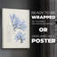 Blue Marine Algae V - Impression sur toile seulement - NON-CADRE-1827326456