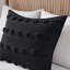 Ensembles de literie certifiés en polyester noir, pince Jacquard Modern Home