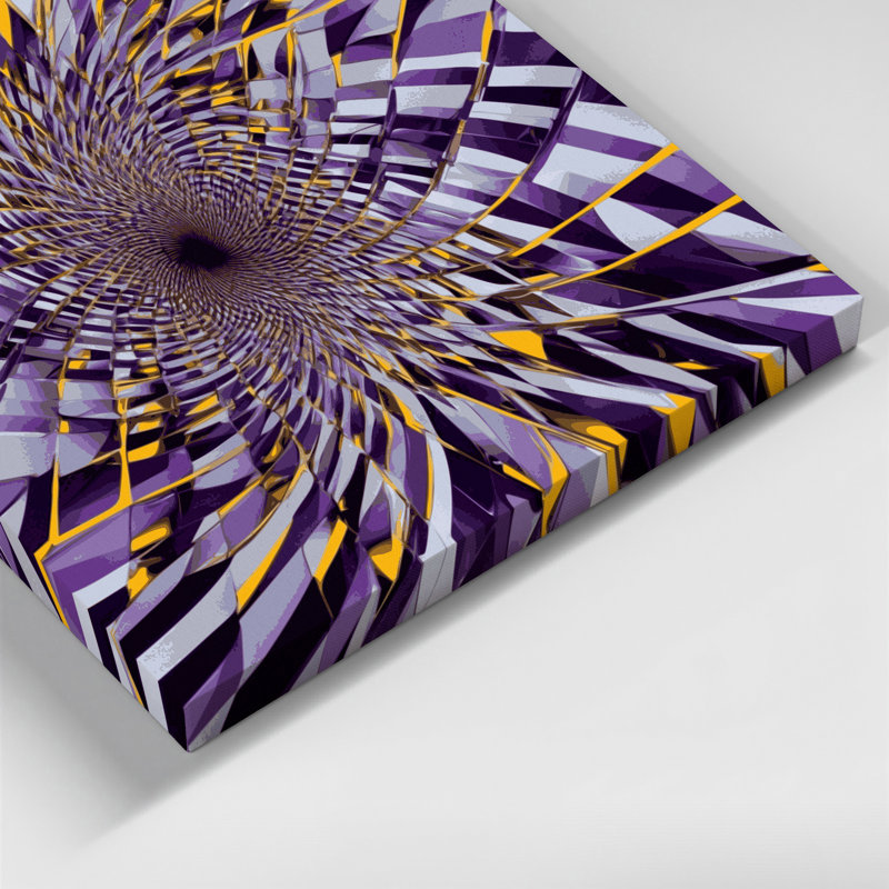 Op Art 57 Gray Canvas Wall Art