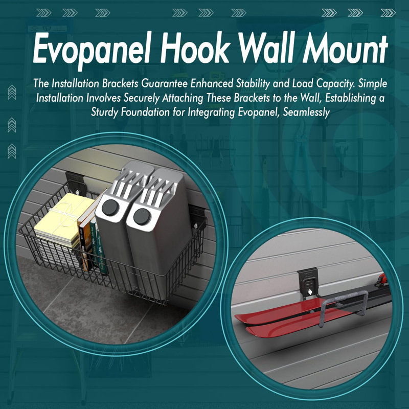 Garage Wall Storage Pegboard Kit