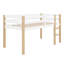 Lit mezzanine en bois avec échelle