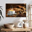 Haricots Yarlin et café fumant-108949650