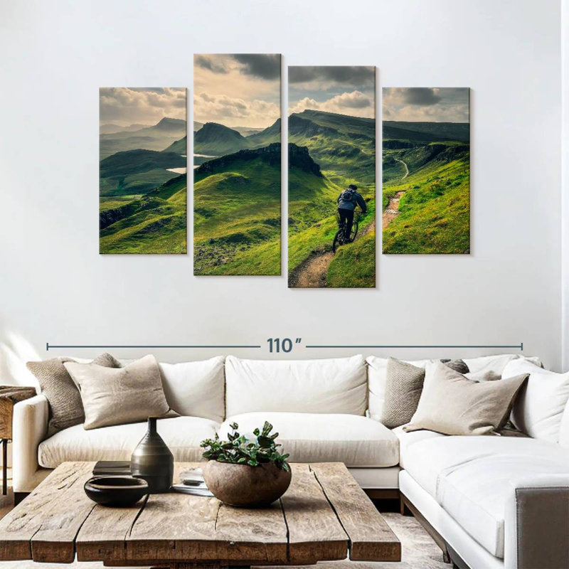 Sireci Mountain Biking Trail, 54" H x 84" W